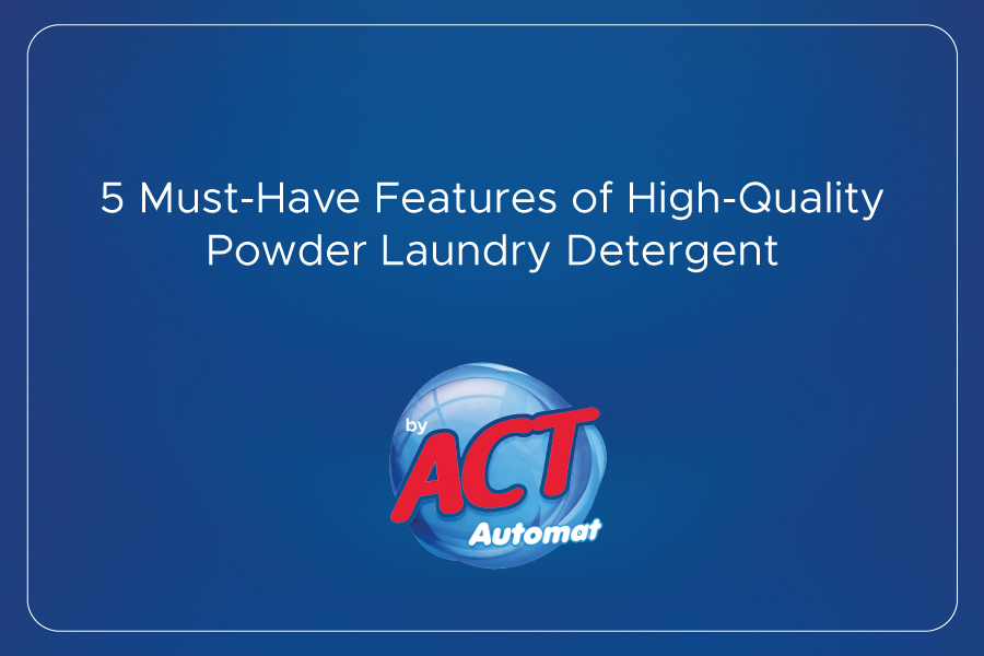 5 Must-Have Features of High-Quality Powder Laundry Detergent